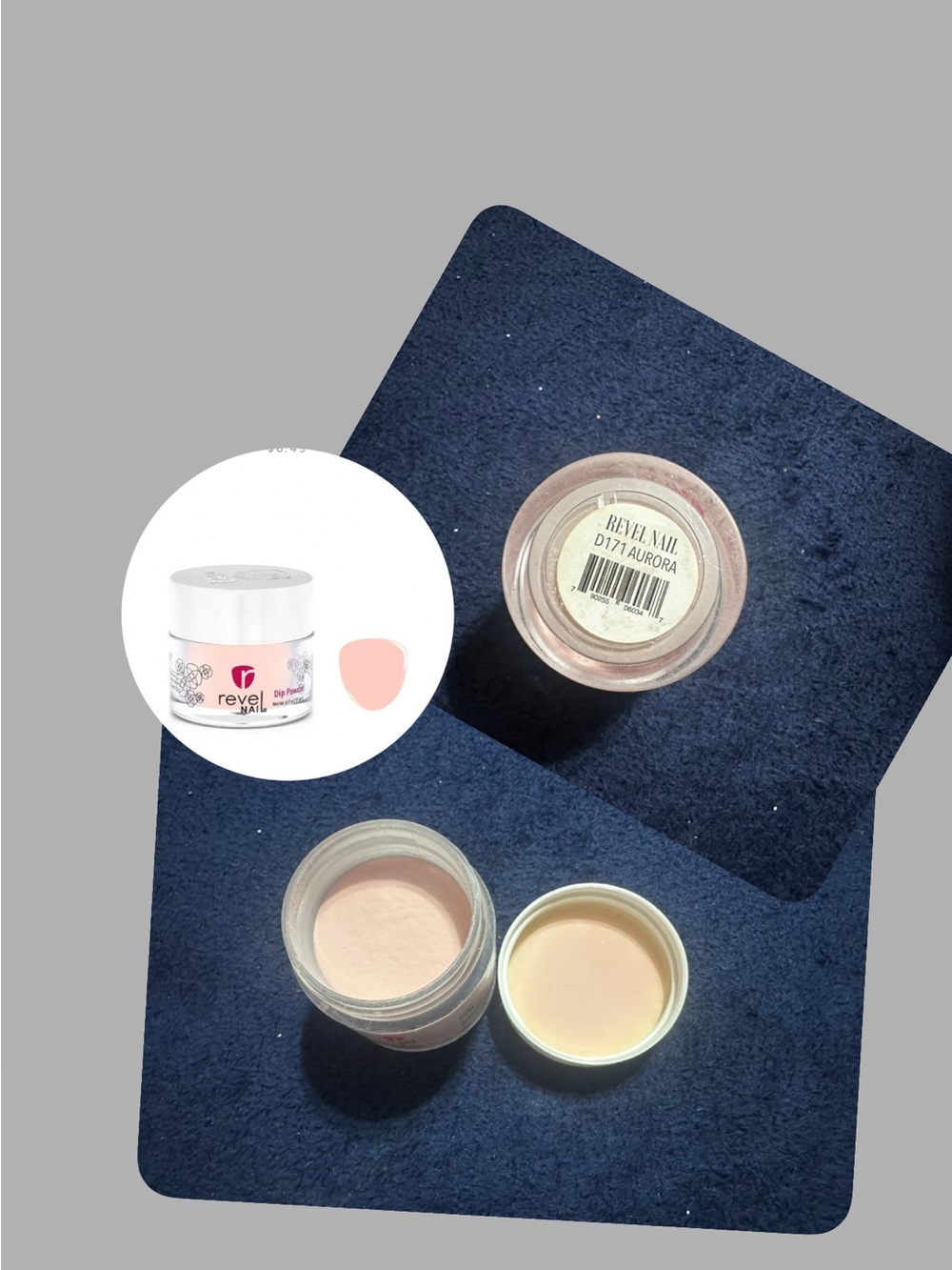 Revel Nail Setting Powder - Aurora Pink